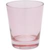 Otsuka Glass "Pinsale" Rocks Glass, Old, Large, Approx. 260ml, Pink, Made In Japan, 6740-722-4-1P