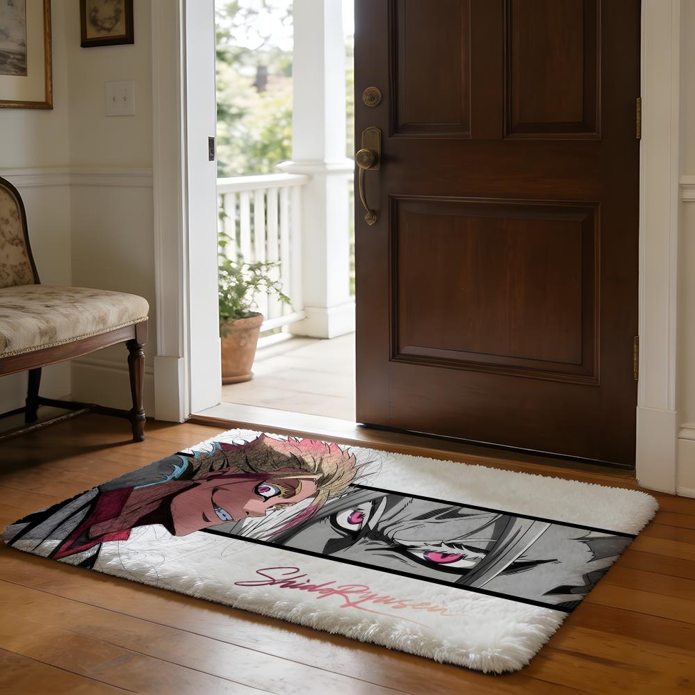 Heißer Anime BBLue LLock Fußmatte Weiche Flanell-Absorbierende Matte Rutschfester Teppich Haus Schlafzimmer Badezimmer