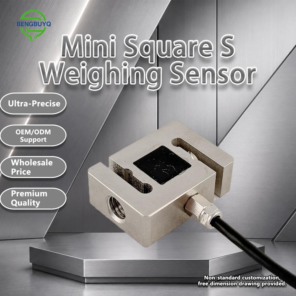 S-Type Force Sensor 10/20/50/100kg Micro Weighting Sensor with M8 Thread Tension Pressure Transducer for Automation Control