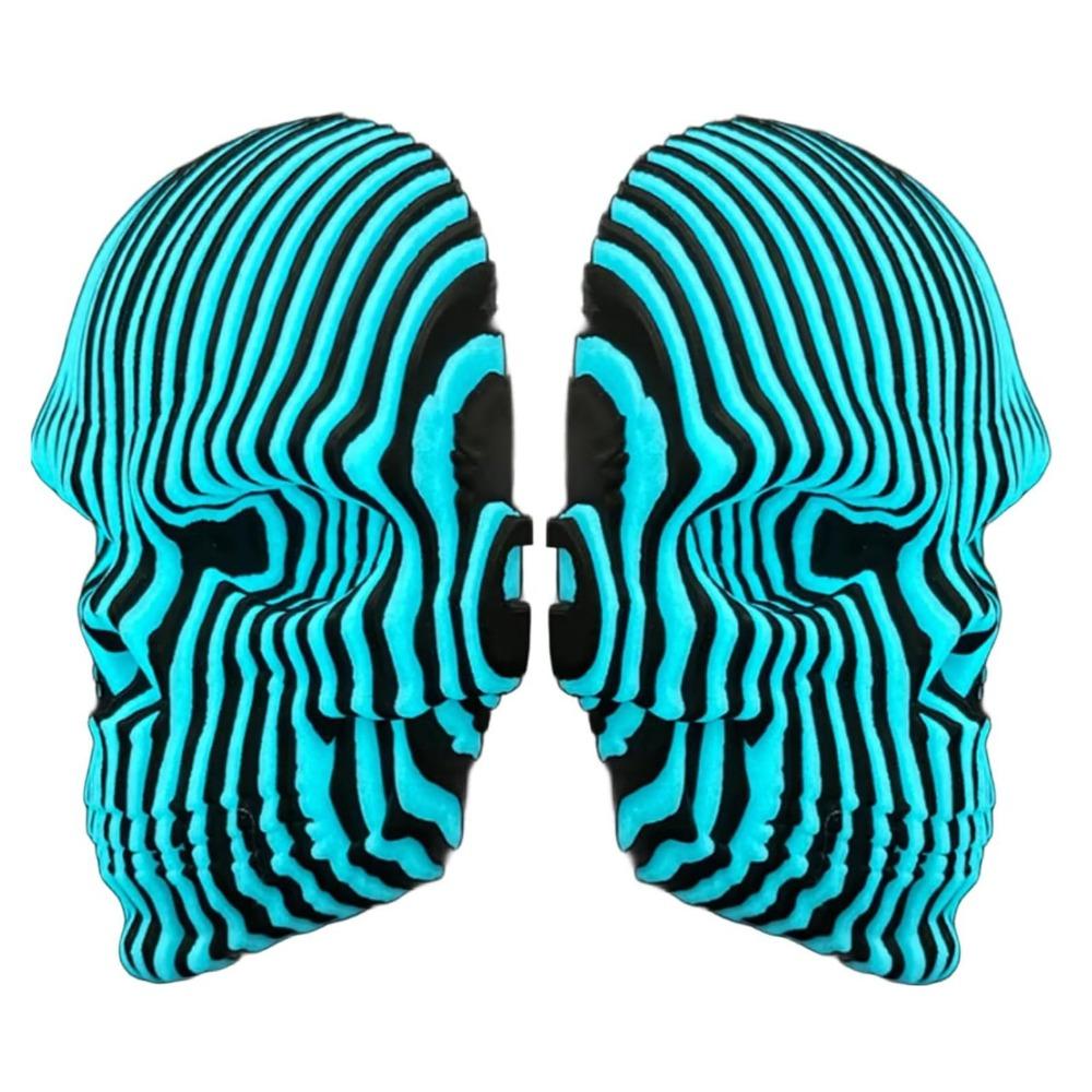 Svítící žertovná ozdoba Kreativní kvantové lebky Hračky Trendy lebky Hračky Halloweenská dekorace