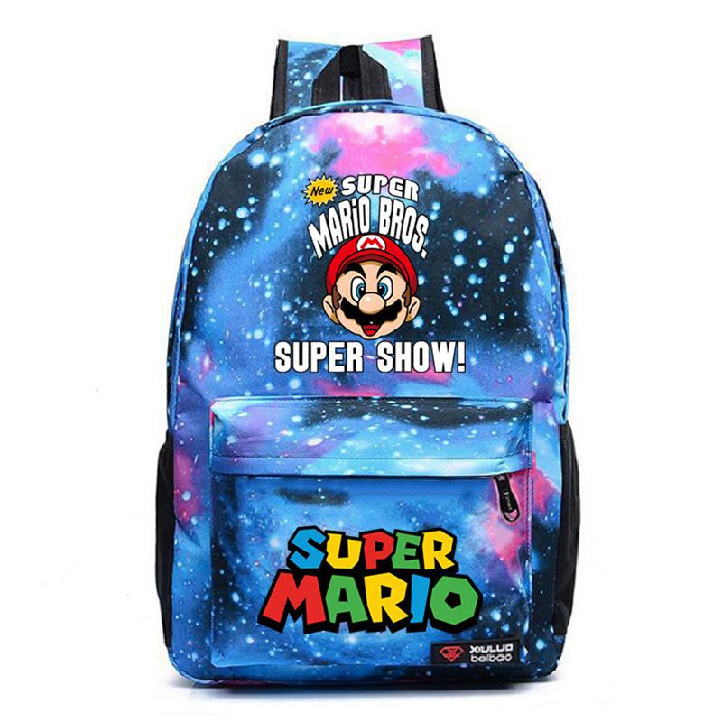 Peripheral Cartoon Printed Backpack, High-Capacity Schoolbag For Primary And Secondary School Students