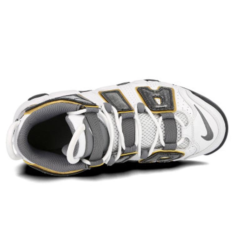 New Nike Air More Uptempo White Anthracite Snakeskin GS CQ4583-100
