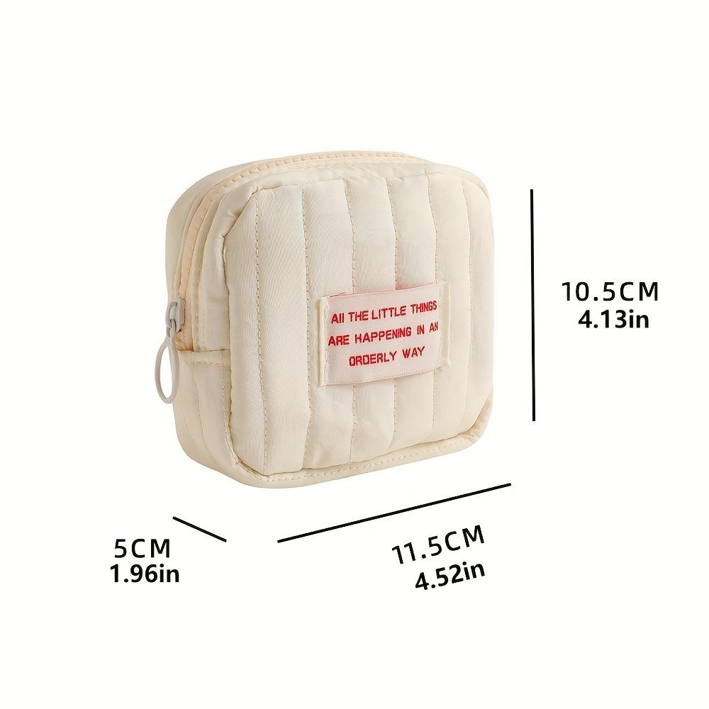 Sanitary Pad Storage Bag Samll Period Pouch for Purse Cute Menstrual Period Bag Tampon Pad Holder for Purse, Lipstick Bag