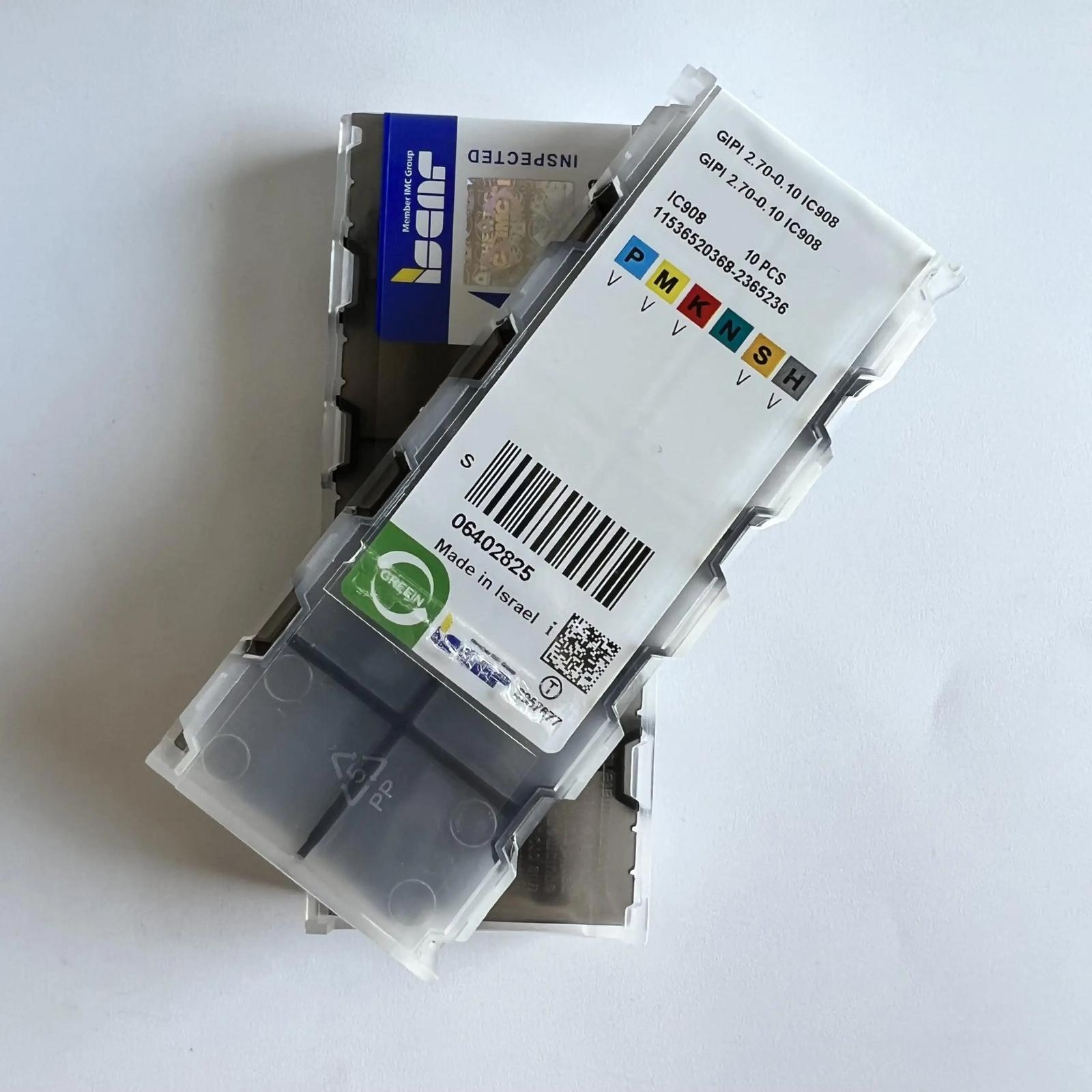 

ISCAR / GIPI2.70-0.10 IC908 Industrial indexable carbide inserts 10 Pcs