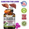 Liver Detoxification Soothing Capsules Milk Thistle and Dandelion Promote Lipid Reduction and Immune Enhancement 120 Capsules