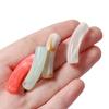 10pcs/lot 10*33mm Acrylic Beads Curved Tube Multicolor Loose Spacer Beads For Necklace Bracelets DIY Jewelry Making Accessories