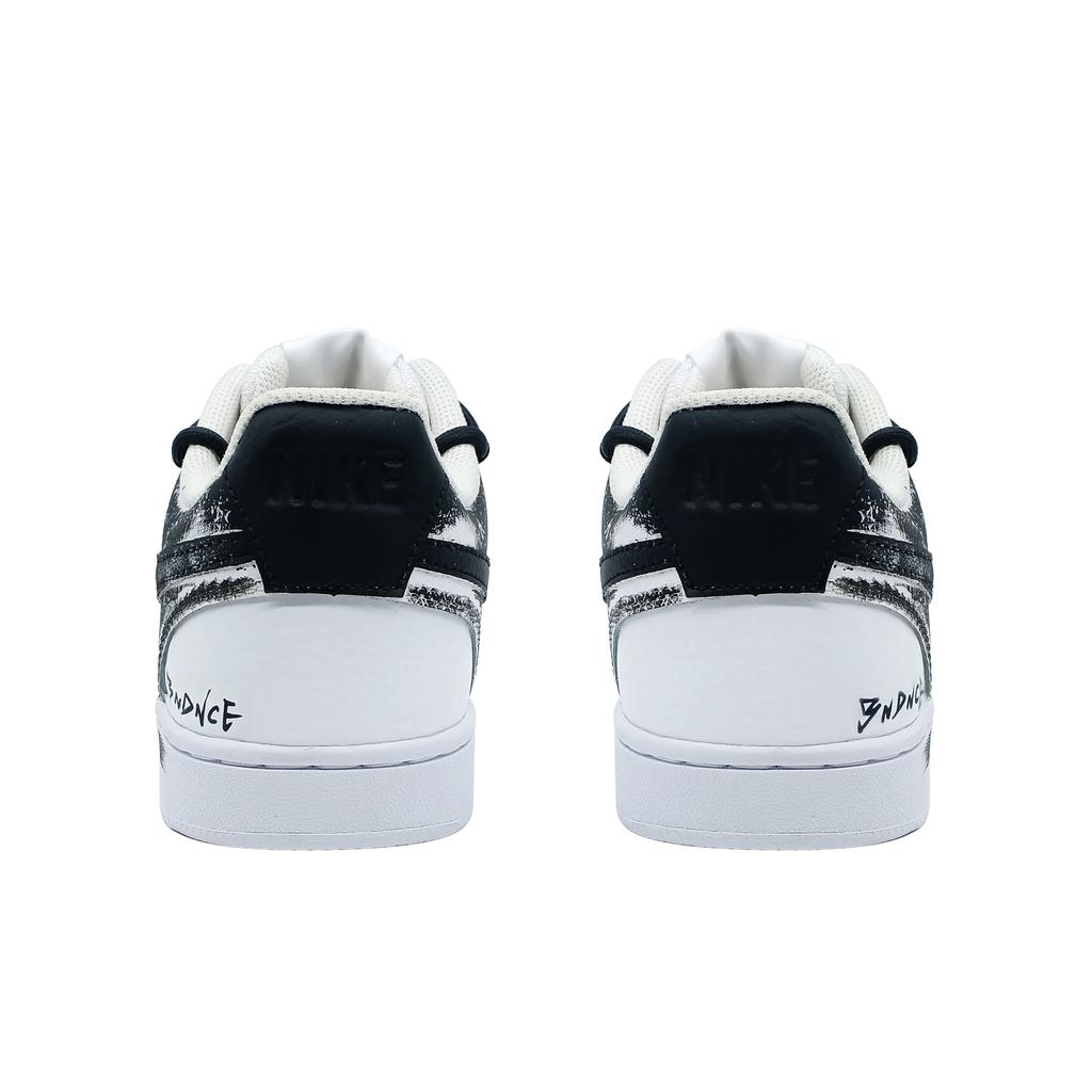 Nike Court Vision 1 Low Top Skateboard Shoes Men's Black White CD5463-100(team156-3.0)