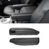 For LR Range Rover Sport LR3 LR4 04-16 2*Black Seat Armrest Handle Leather Cover