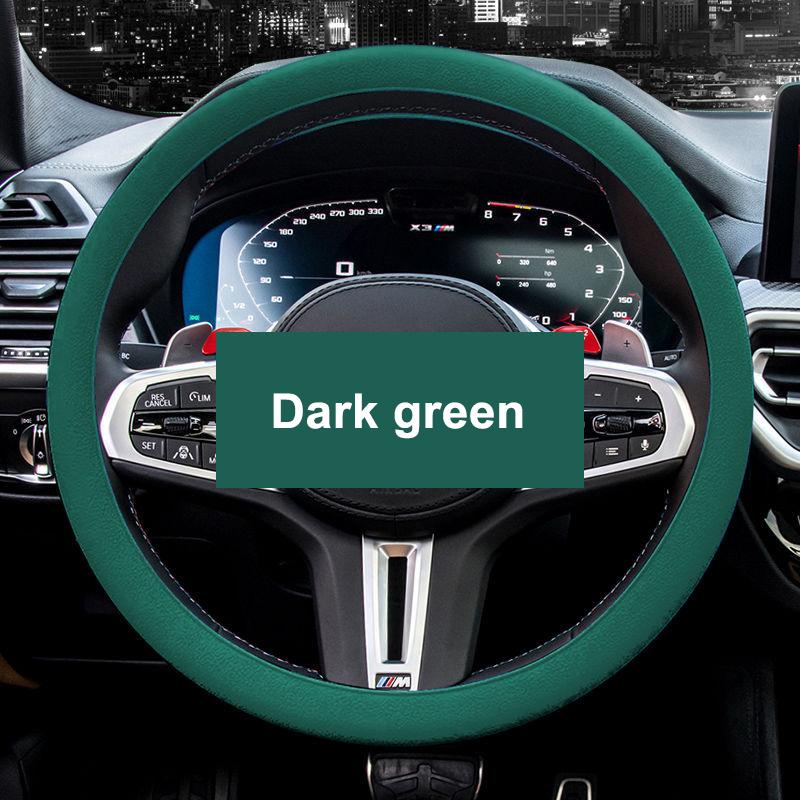 Single Pack Soft Silicone Car Steering Wheel Cover, Odorless and Anti-slip Feature