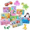 Baby Puzzle Montessori Lernspielzeug Holz 3D Puzzle Spiele Eisenbox Kinderpuzzles Puzzles Holzpuzzles Für Kinder 2 3 4 Jahre