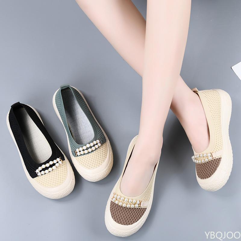 Fashion Spring Summer New Women's Singles Shoes Are Casual Breathable Thick Soled Soft Soled Non Slip Fashionable Simple Women's Shoes