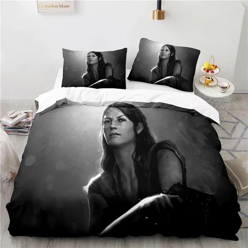 3D Printed The Last of Us Duvet Cover Game Pillowcase Bedding Set Double Twin Full Queen King Adult Kids Bedclothes Quilt Cover