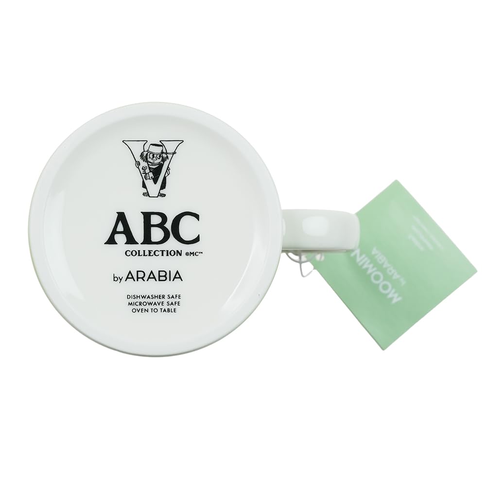 Arabia Moomin Alphabet Mug 400ml "V" [Used]
