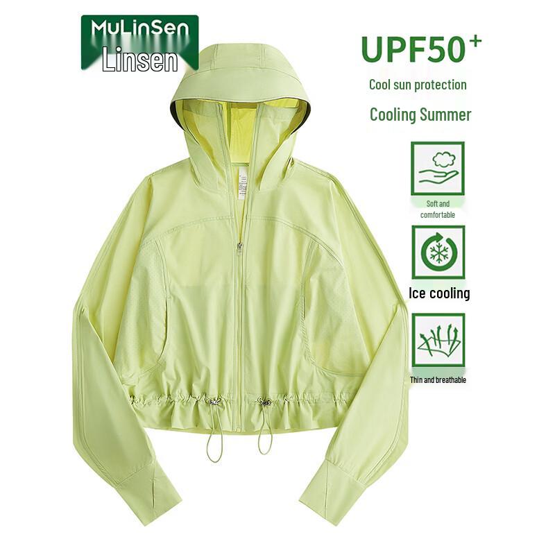 MULINSEN Damen Leichter Kapuzenpullover mit UPF50+ Sonnenschutz
