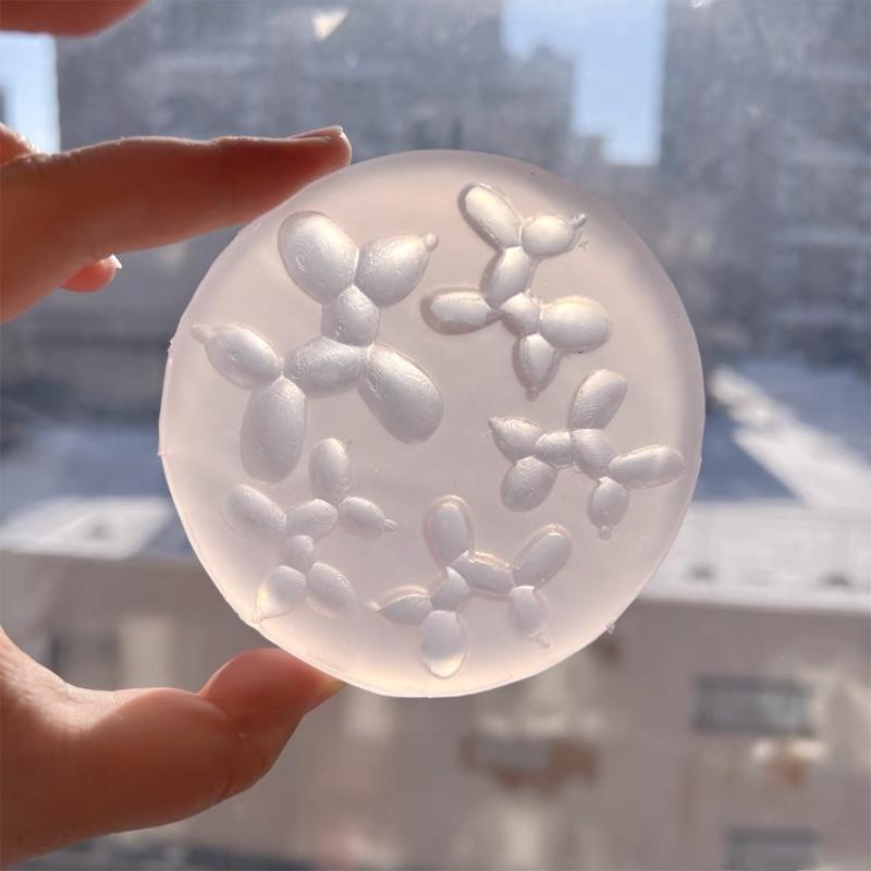 3D Pendant Keychain Silicone Molds for Resin Casting,Balloon Dog Resin Mold for DIY Jewelry Making Nail Art Decorations