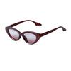 Vintage Fashion Cat Eye Sunglasses Women Men  Luxury Designer Retro Rivet Cute Pink Lens Cateye Sun Glasses Large Shades S2686