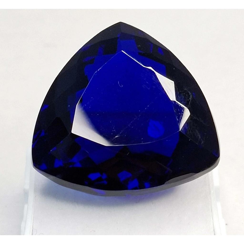 Natural Deep Blue Tanzanite Trillion 66-68 Ct Fabulous Certified Loose Gemstone