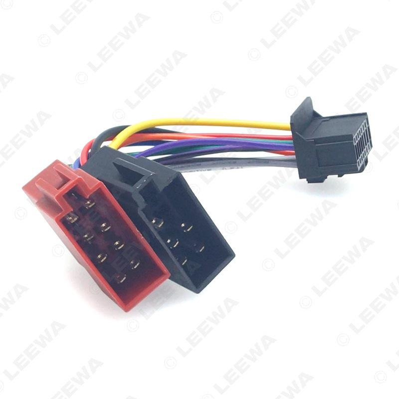 Pioneer to Peugeot Car CD/Radio Mod Tail Wire ISO Lossless Connection Dual Plug