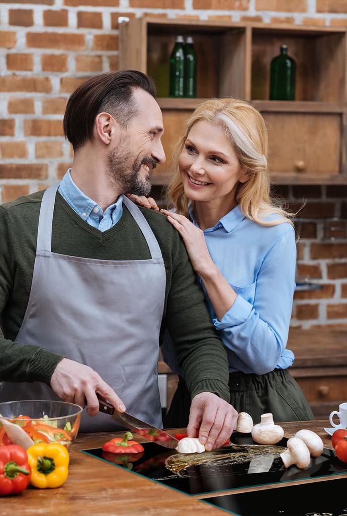 SZKLANA PŁYTA OCHRONNA NA KUCHENKĘ 70x52 WINO