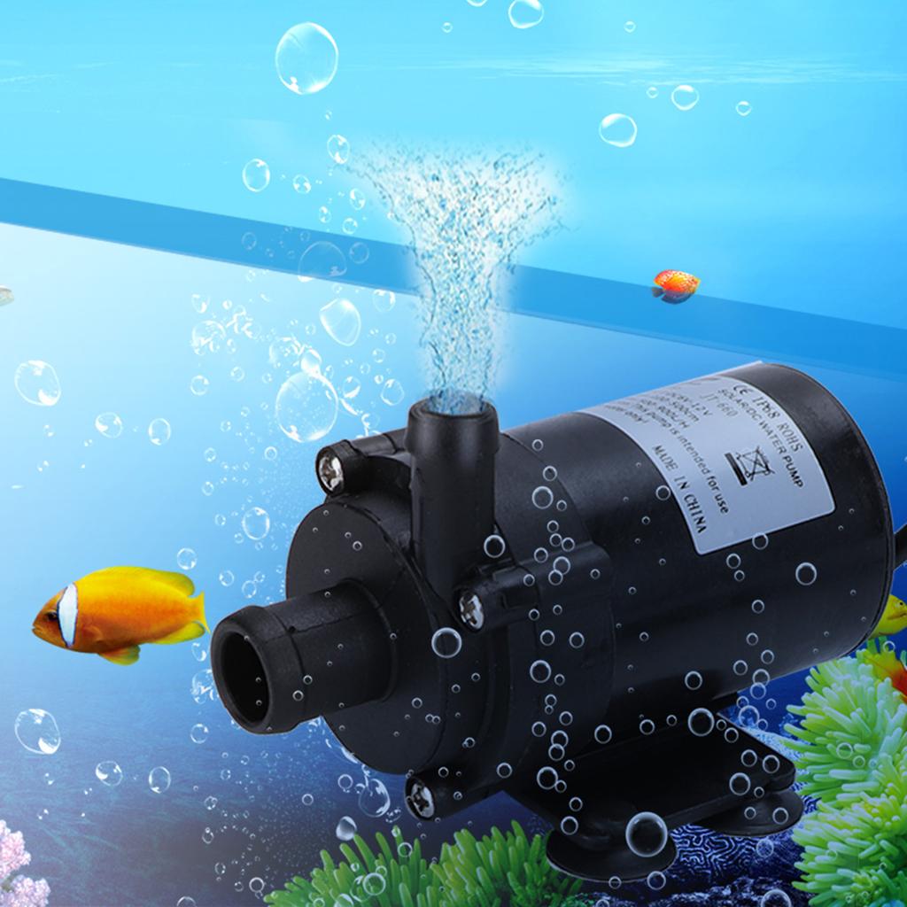 12V JT-660A Brushless Water Land Dual Use Fountain Pump Landscape for Pond