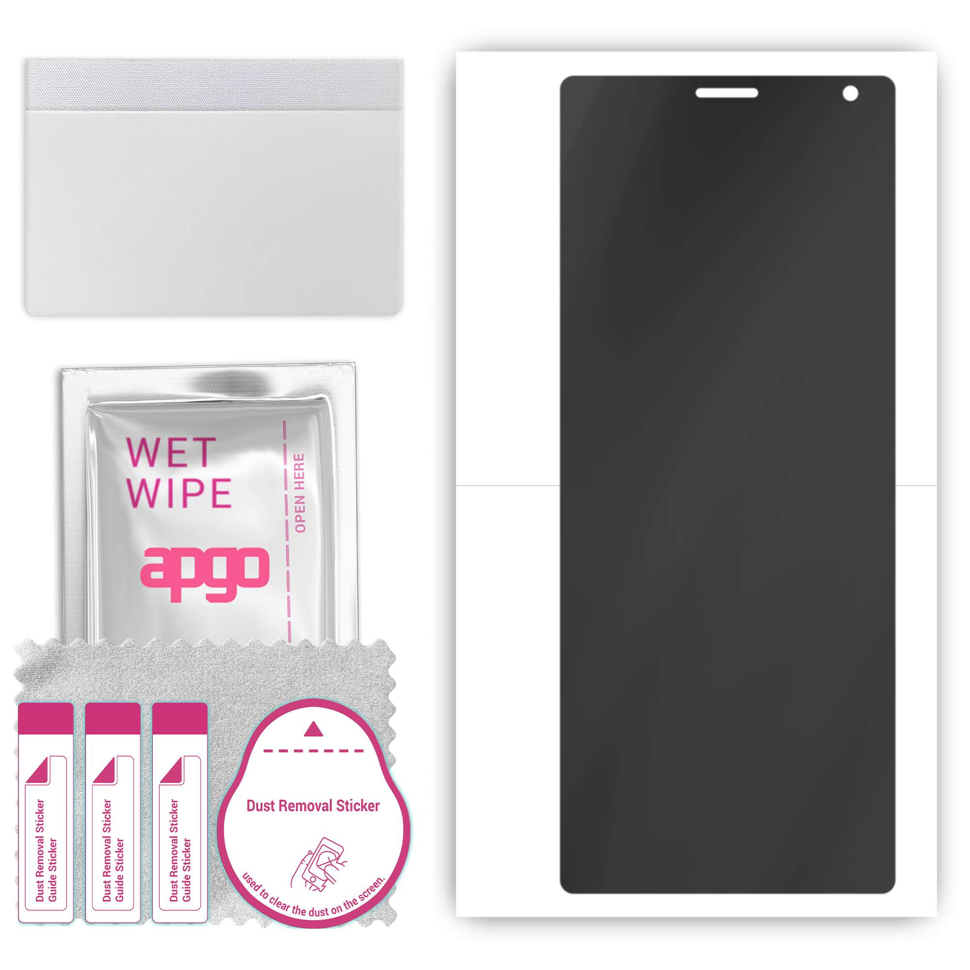 

apgo Hydrogel Privacy Matte Protector Screen Protector для Sony Xperia 10 Plus, Anti Spy, гідрогелева плівка, гнучкий, м’який ТПУ з позиціонуючим шаром, яке легко встановити