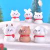 Snow Scene DecorationSanta Claus Home OrnamentsResin Handicrafts Small Ornaments