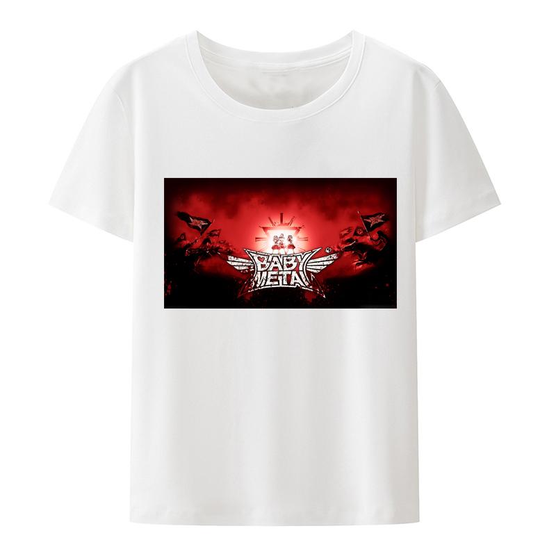 Novinka BABYMETAL Tričko Heavy Metal Elektroakustická kapela Rocková kapela Unisex a ženy Dárek Volný čas Street Hip-hop Módní Tričko