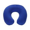 Promotional Inflatable U-Shaped Travel Neck Pillow with Plush Outerwear