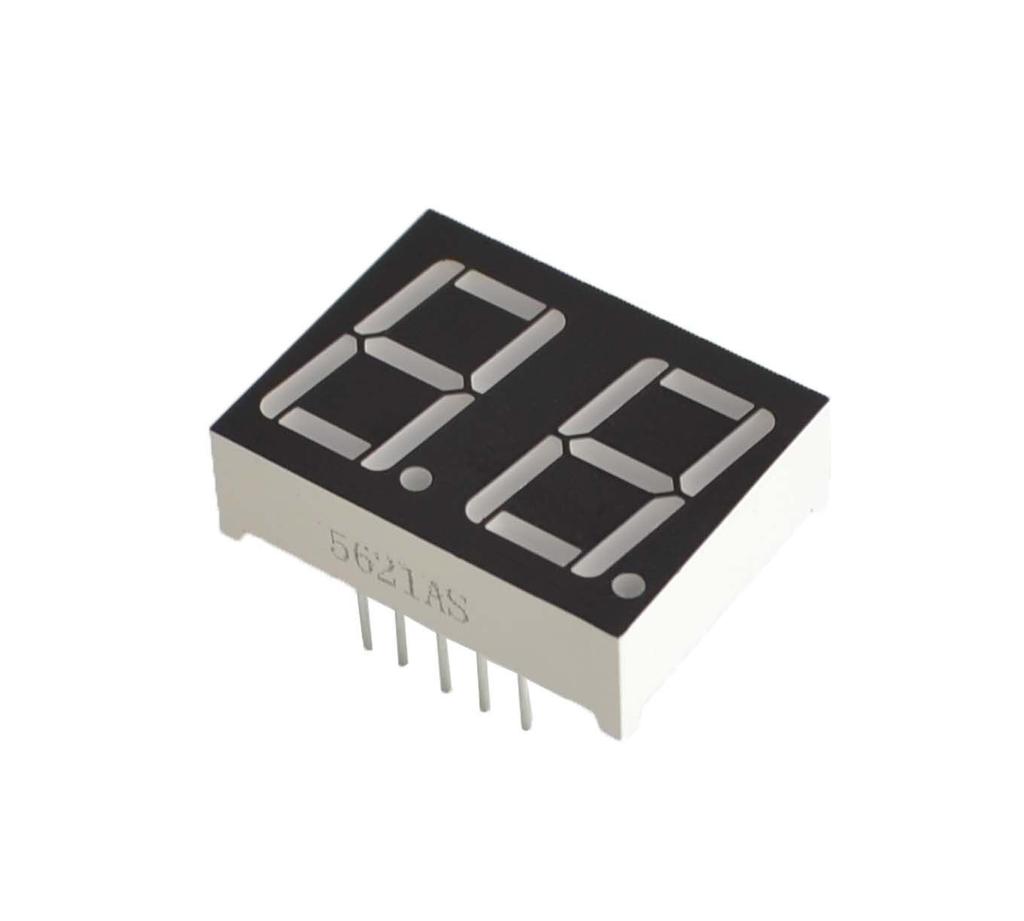 0,56 Zoll 7-Segment 1-Bit 2-Bit 3-Bit 4-Bit Digitalröhre Rote LED-Ziffernanzeige mit gemeinsamer Kathode
