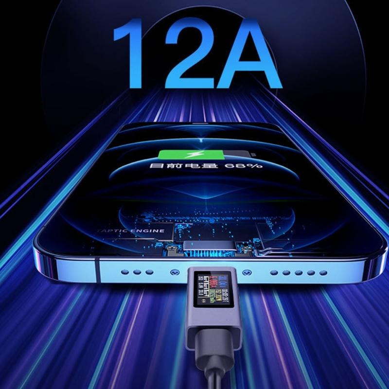 Real Time Charging Current Voltages Monitor Accuracy 0.001A Voltages Tester Aluminum Construction For Mobile Devices