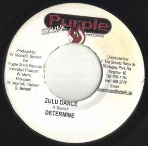 

7inch Record DETERMINE / FRISCO KID - Zulu Dance / Girl I Love It NONE Purple Skunk Re 2004 Jamaica Reggae, Ska & Dub Used