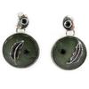 NOA [G0375] - Gray 'Nacre En Folie' Designer Earrings