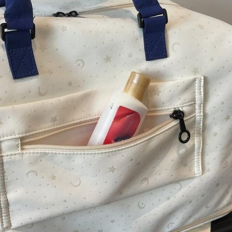 Reisetasche mit Stern- und Monddruck, große Kapazität, Damen-Fitness-Tasche