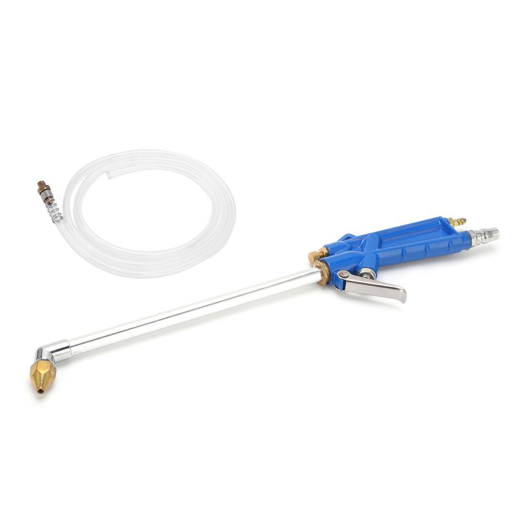 Car Washer Water Spray Gun Steel with 120cm 47in Long Hose Universal for Engine Oil Ducts