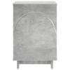 Nightstand 2 pcs. Concrete Grey 33.5 x 34.5 x 50 cm Engineered Wood