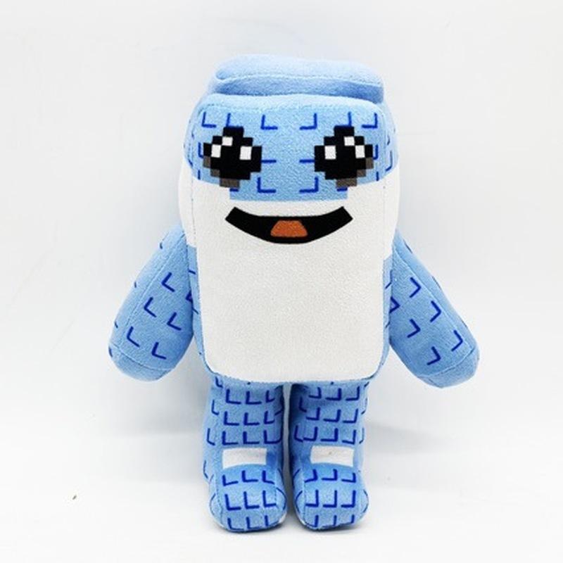 Roblox Pixel Shark Plush Doll Steal A Brainrot Game Peripheral Soft Stuffed Toy For Kids Game Fans Home Bedroom Decor