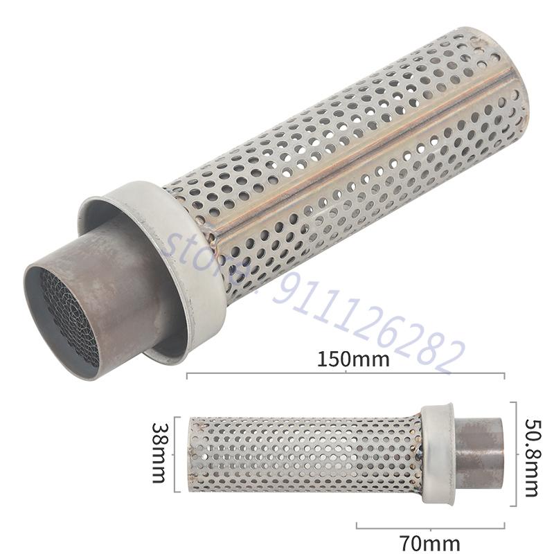 Universal 51mm 60mm Motorcycle Exhaust Escape Modified Muffler Removable Catalyst Silencer DB Killer Noise Reduction Purify