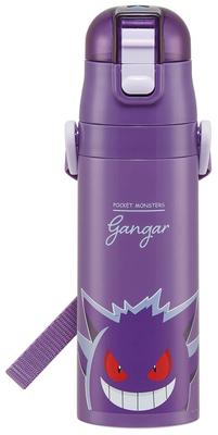 Skater Water Bottle Pokemon Gengar 470ml Stainless Steel Sports Bottle Children's SDC4-A
