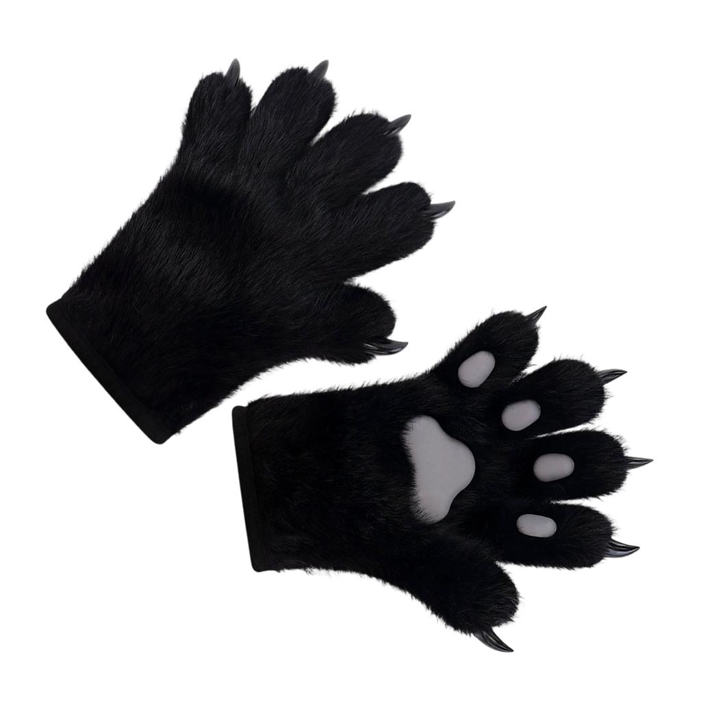 Cosplay Anime Cats Paws Mittens Breathable Design 29x25cm Unisex for Daily Roleplay