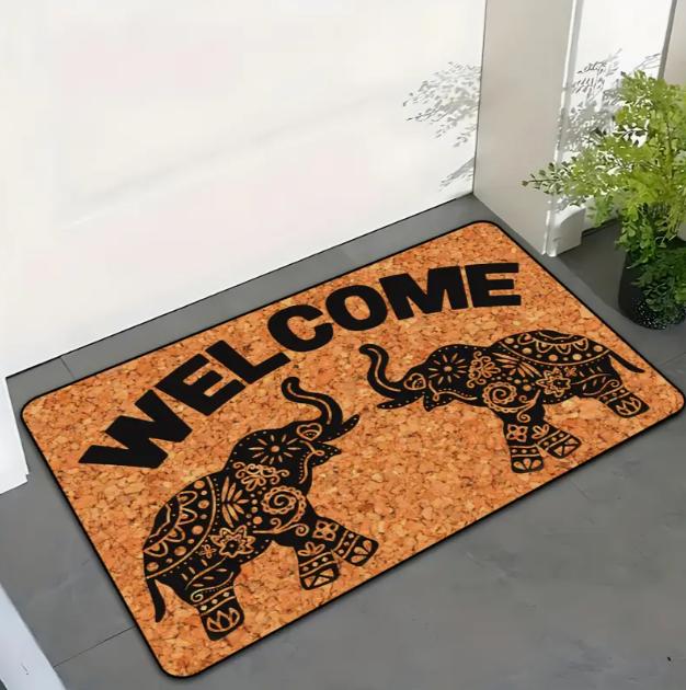 

Изысканный Богемный Узор Слон Узор Коврик для Двери Входные Двери Внутри и Снаружи Напольный Коврик для Комнаты Дверь Ретро Домашний Декор 50X80cm