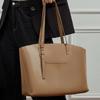 2025 New Tote Bag Vegetable Tanned Top Layer Cowhide Single Shoulder Handbag Trendy Single Shoulder Bag Casual Simple Women's Bag