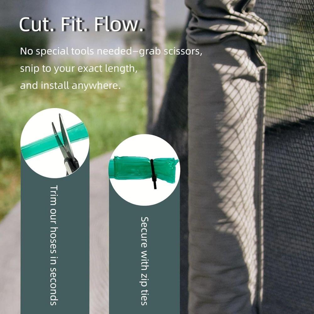 Fine Spray Garden Irrigation Hose Flexible PVC Spray Hose  Home Garden Watering