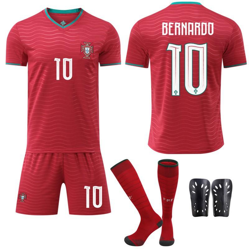 World Cup No. 7 C Ronaldo Jersey Set 8B Fee Sports Team Uniform Jota Football Portugal Home Court