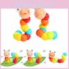 Wooden Worm Twist Educational Toy For Kids Hand Dexterity And Boost Brain