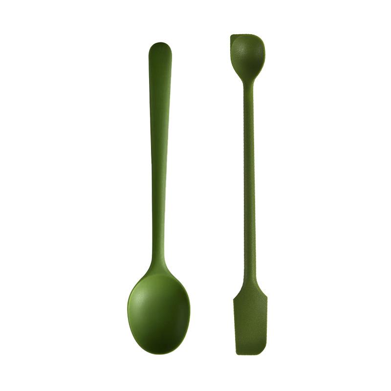 2/4Pcs Silicone Jam Spoon Scraper Heat Resistant Food Grade Non-Stick Kitchen Gadget for Baking Dessert Making