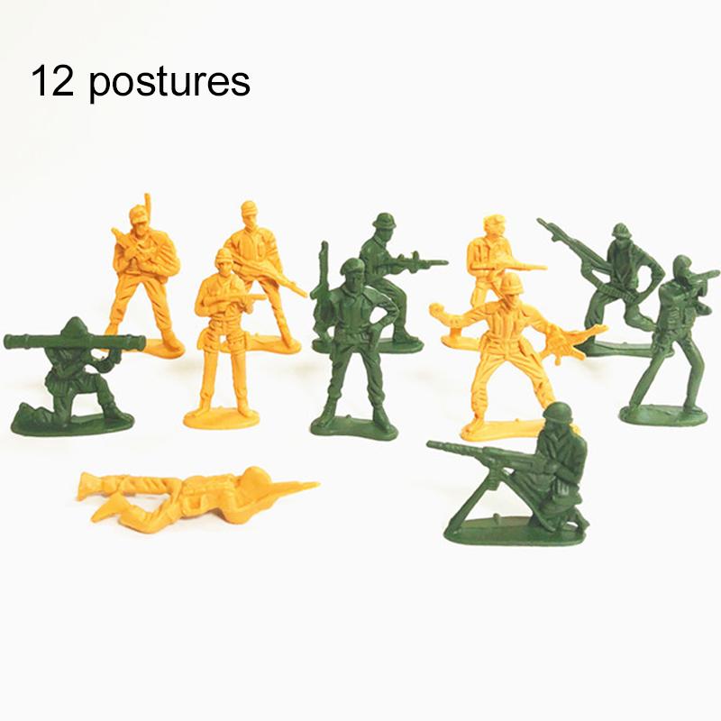 30 Stück 5 cm Soldatenmodell Kunststoff Schreibtischornament Armeefiguren Actionfiguren Heimdekoration Militär-Enthusiasten Geschenke für Jungen TMZ