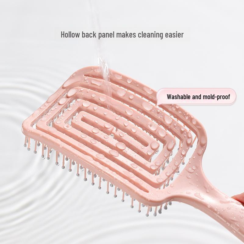 Pettine Cuscino Massaggiante e per lo Styling dei Capelli Voluminosi con Cima Alta per Capelli Lunghi