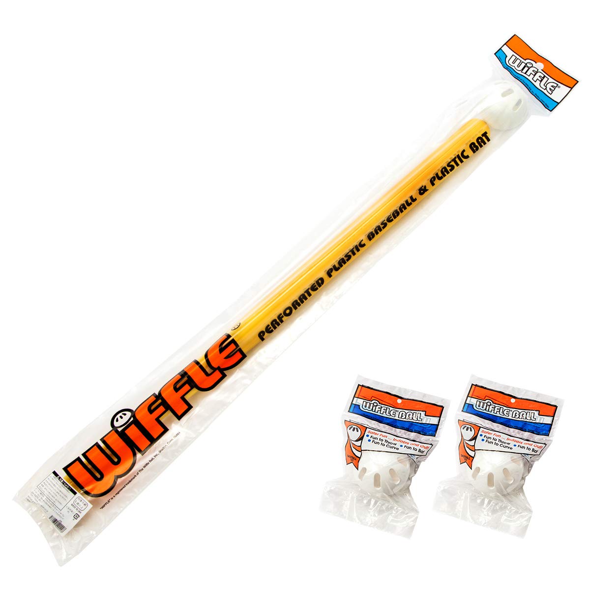 

Набор мячей Wiffle с битой и 3 мячами Японский белый [Официальный продукт], белый