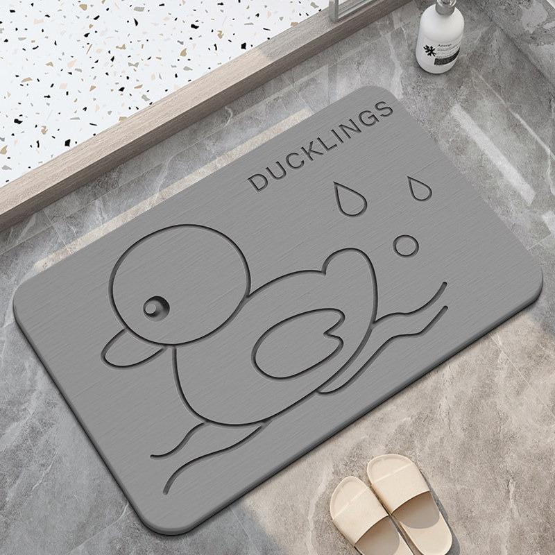 Modern Minimalist Floor Mat Is Good for Scrubbing Diatom Mud Household Bathroom Toilet Suction Door