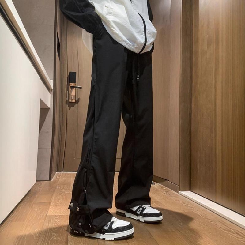 Men's Summer High-Style Outdoor Pants Fashionable Versatile Sports Solid Color Long Pants